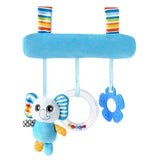 Newborn Baby Cute Playmate Plush Doll Toys Kids Cartoon Animals Hand Bells Rattles Toy Baby Teether Kids Teething Toys For Baby