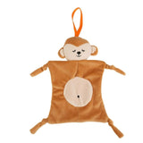 Newborn Baby Cute Playmate Plush Doll Toys Kids Cartoon Animals Hand Bells Rattles Toy Baby Teether Kids Teething Toys For Baby