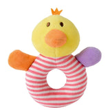Newborn Baby Cute Playmate Plush Doll Toys Kids Cartoon Animals Hand Bells Rattles Toy Baby Teether Kids Teething Toys For Baby